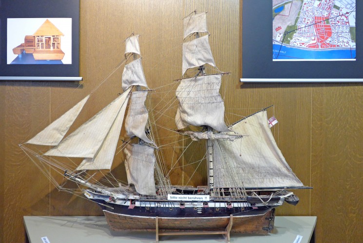 Segelschiff Clipper Brigg von 1840, Maßstab 1:48  - Modellbau